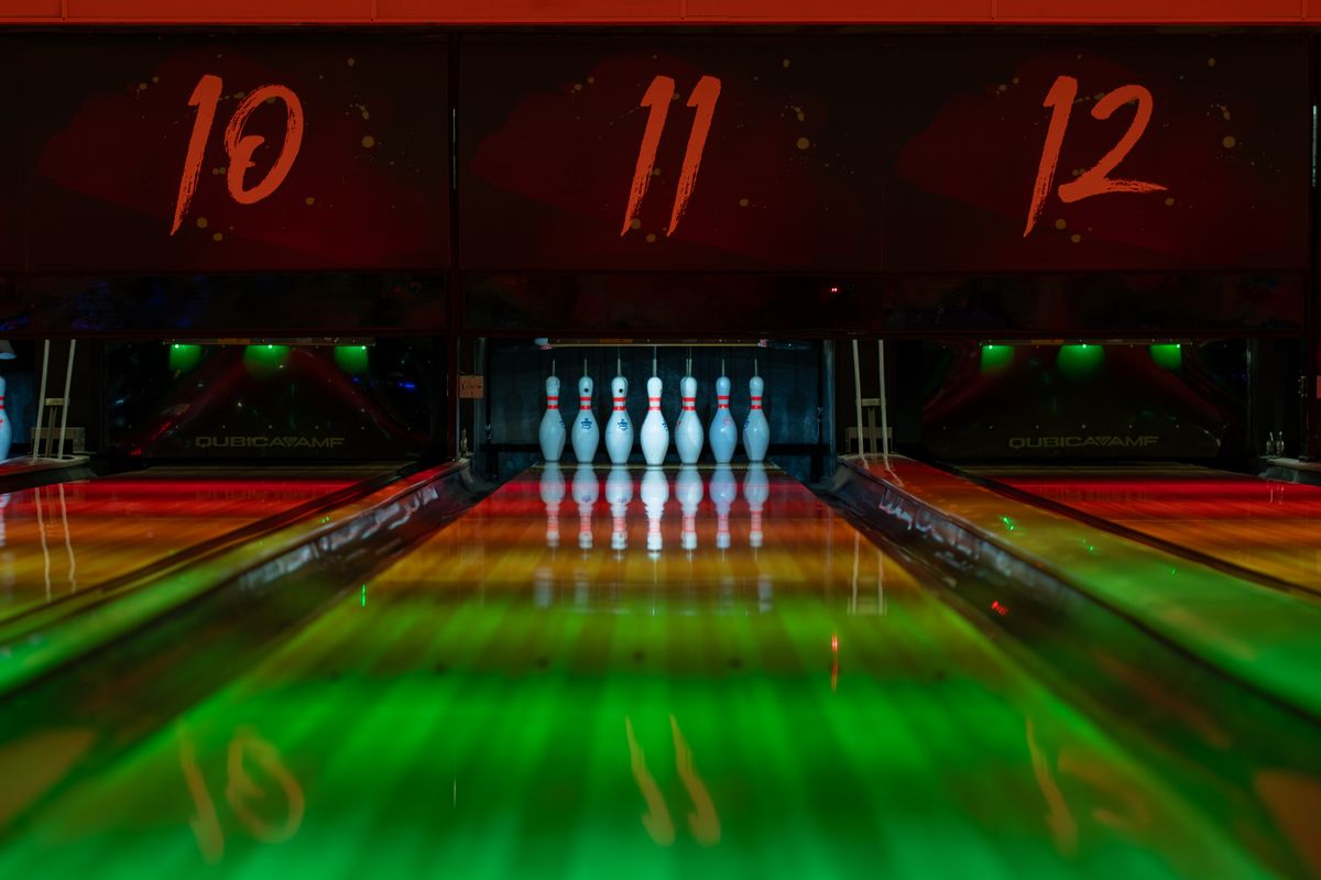 Interiér baru v Bowling Kuželka
